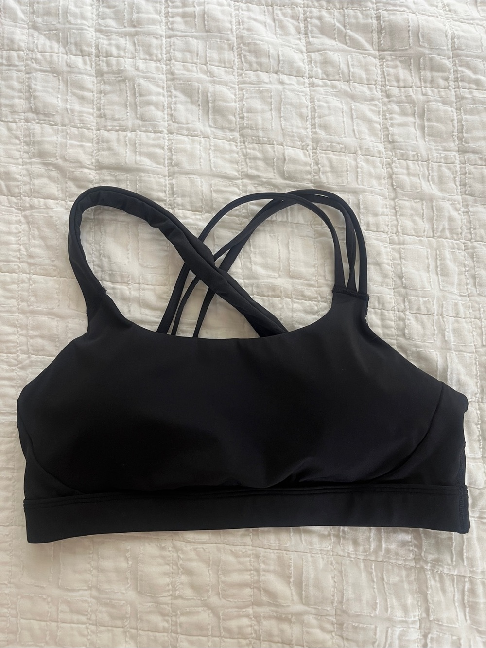 Black Athleta Sports Bra A-C cups